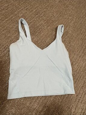 LululemonWomen's Light Blue Ribbed Align Tank